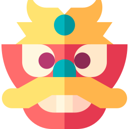 Lion dance icon