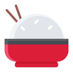 Rice bowl icon