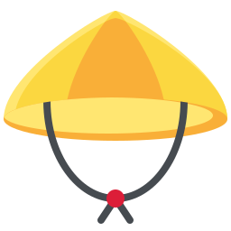 Bamboo hat icon