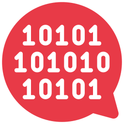 Binary code icon