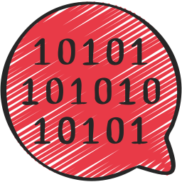 Binary code icon