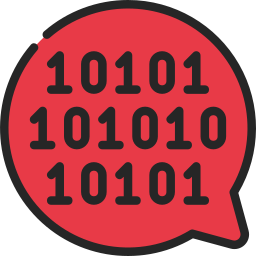 Binary code icon