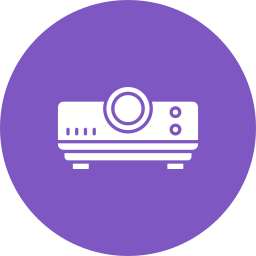 Video projector icon