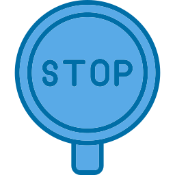 Stop sign icon