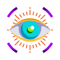 Retinal scan icon