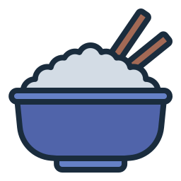 Rice bowl icon