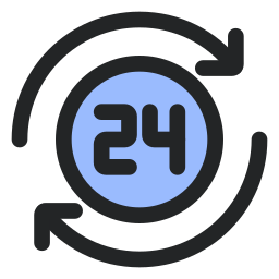 24 stunden service icon