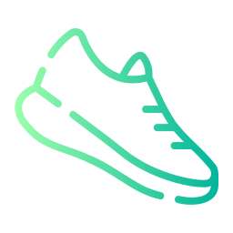 Running shoes icon