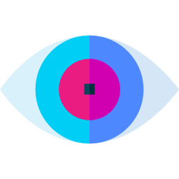 rote augen icon