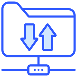 data overdracht icoon