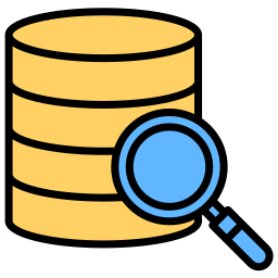 Data searching icon