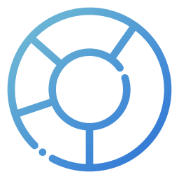 diagramme circulaire Icône