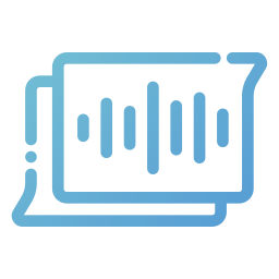 messaggio vocale icona