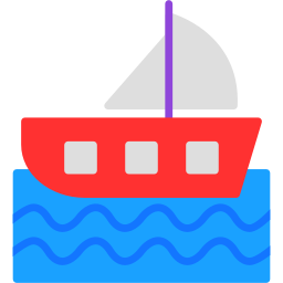 Sailing boat icon