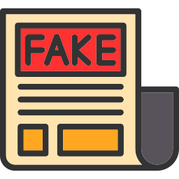 Fake news icon