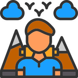 Hiking icon