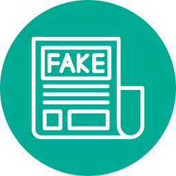 Fake news icon