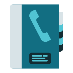 Phone book icon