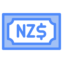 neuseeland dollar icon