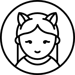 Girl with Cat Ears icon