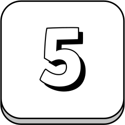 número 5 Ícone