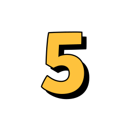 número 5 Ícone