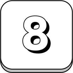 Number 8 icon