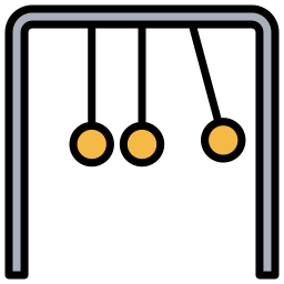 Newton cradle icon