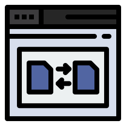 Data sharing icon