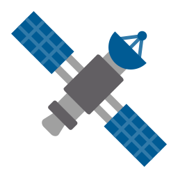 satellite spaziale icona