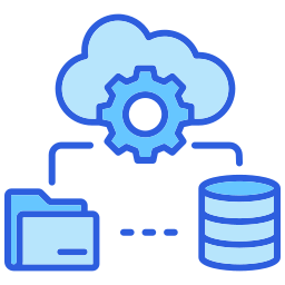 stockage en ligne Icône