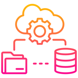 stockage en ligne Icône