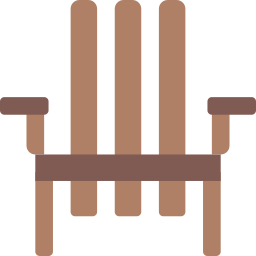 Deck chair icon