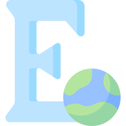 Letter e icon