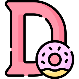 Letter D icon