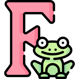 Letter f icon