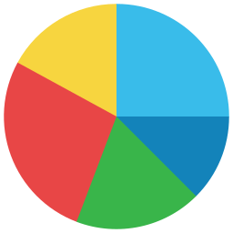 gráfico de pizza Ícone