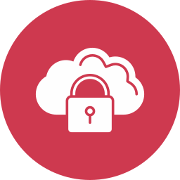 Cloud lock icon