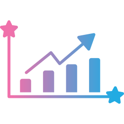 Growth chart icon