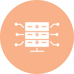 stockage de base de données Icône