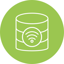 Wireless database icon