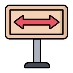 Direction Sign icon