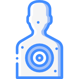 Shooting target icon