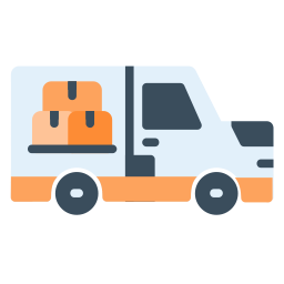 Delivery car icon