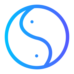 Yin Yang symbol icon