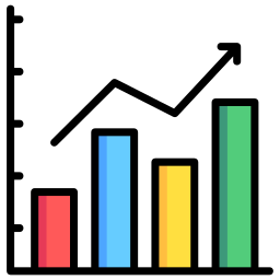 graphique à barres Icône