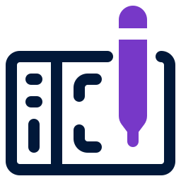 Pen tablet icon