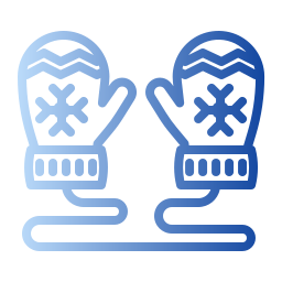 Winter gloves icon