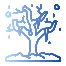 Winter tree icon