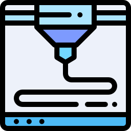 stampante 3d icona